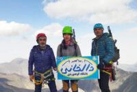 صعود تیم سنگ‌نوردی باشگاه کوهنوردی دالخانی به قله علم‌کوه